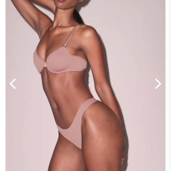 Fleur Du Mal NEW Nude Bra and Panty Set - Picture 3 of 3